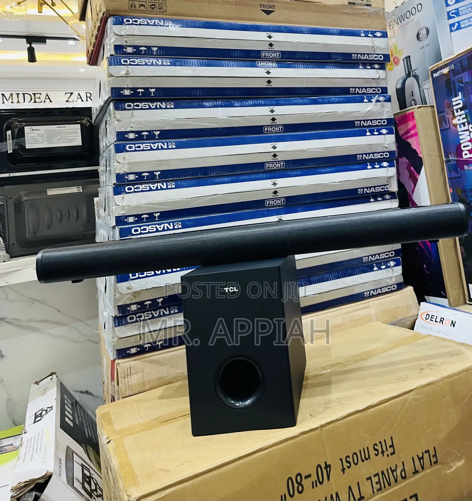 Lovely TCL Bluetooth Sound Bar System(Black) 