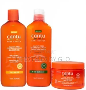 Cantu Shea Butter Natural Hair Sulfate-Free Shampoo 3 Set
