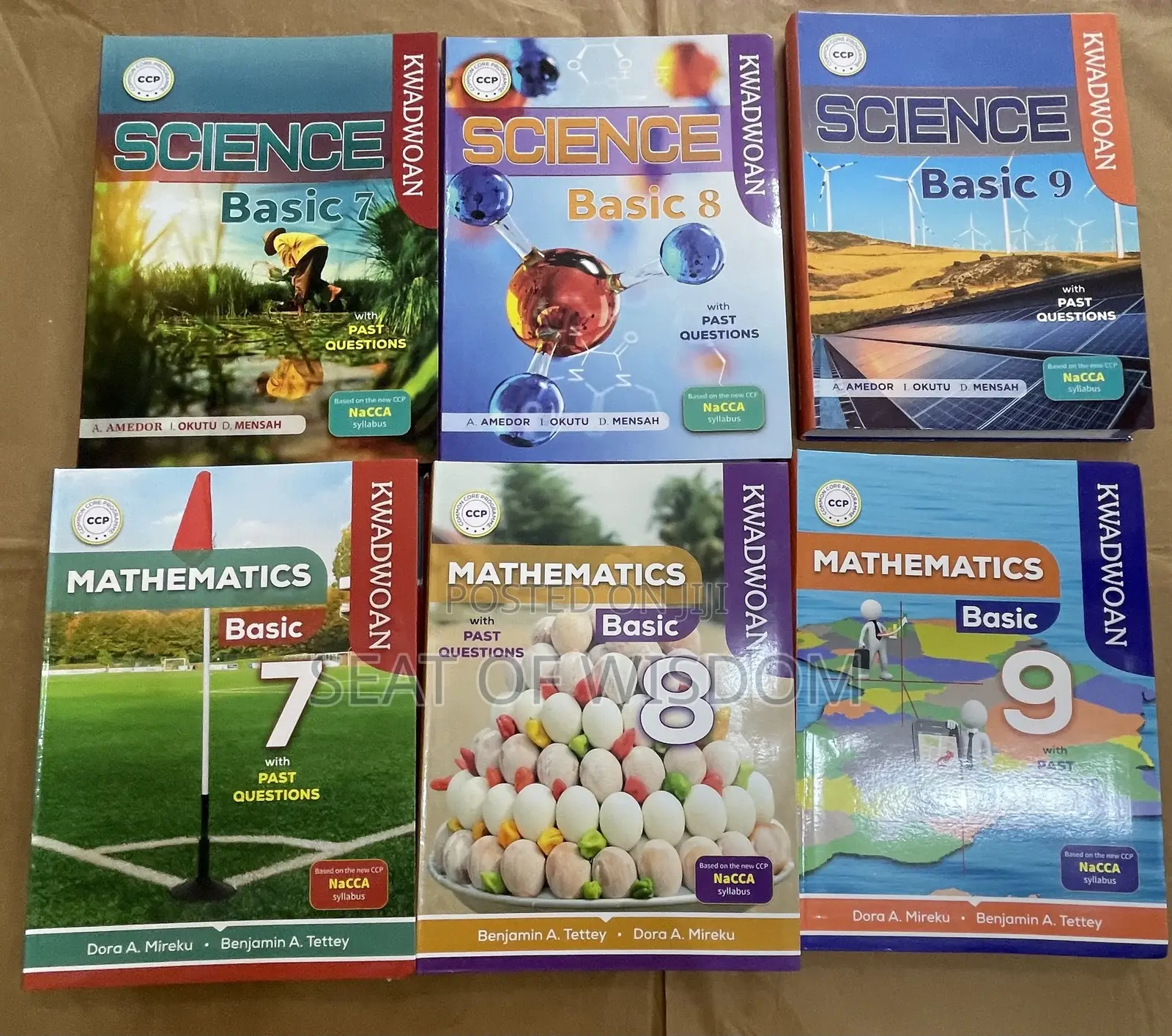 Kwadwoan Mathematics and Science Textbooks for Basic 7-9