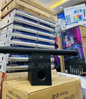 Uniquely Design TCL 2.1channel Bluetooth Sound Bar(Black).