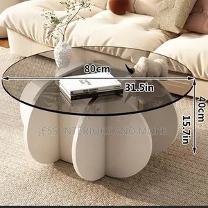 Glass Coffee Table
(White)