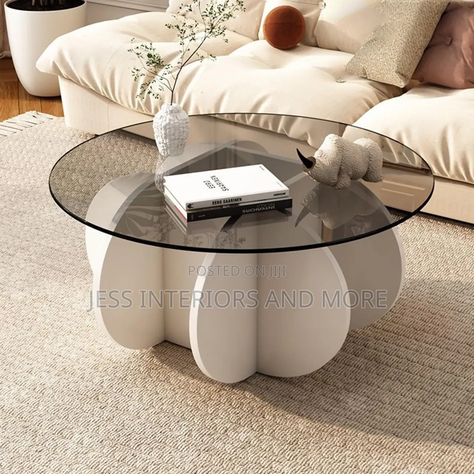 Glass Coffee Table
(White)