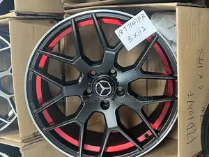 Mercedes Benz Matt Black and Red 18