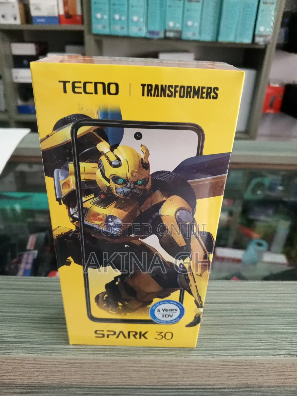 New Tecno Spark 30 128 GB Black