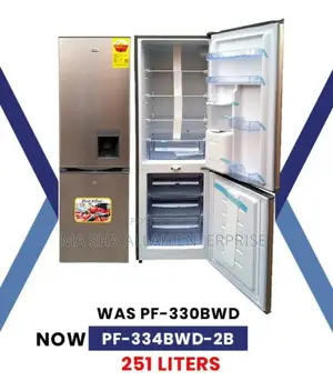 Pearl 251 Liters Double Door Dispenser Refrigerator