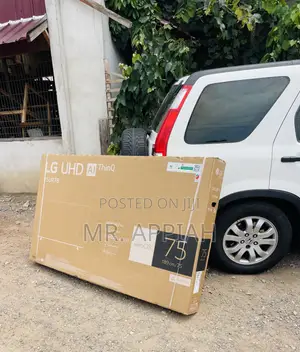 Elegant Black Lg 75ur7800 75” Uhd Smart Electric Tv.