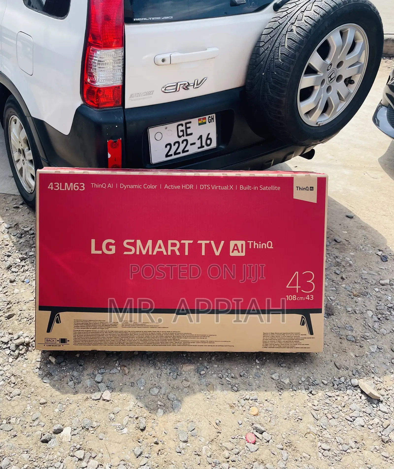 Latest Lg43lm63 43 Inch Full HD Smart Electric Television.