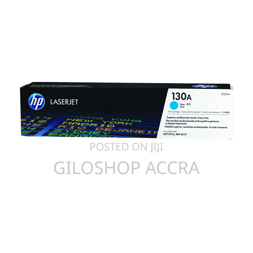 Hp 130a Cyan Original Laserjet Toner Cartridge, Cf351a
