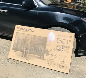 Shop (Black) 50 Inch Smart Led Nasco ~<> Sleek Tv