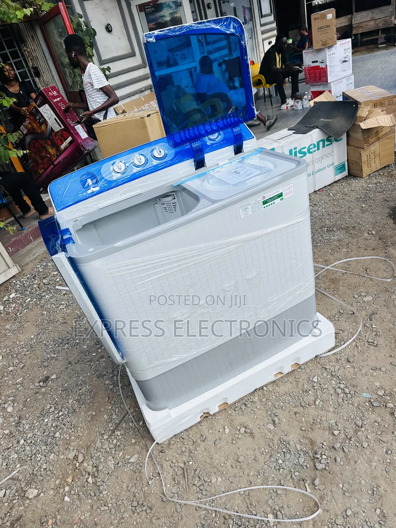 Wash and Spin 18kg Topload Twintub Haier Em