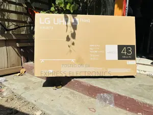 Slim and Sleek UHD Smart LG 43” UR73 2023 Model. Slim.