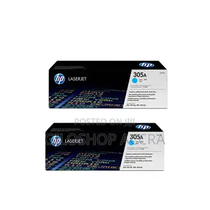 HP 305A Cyan Original Laserjet Toner Cartridge, CE411A