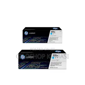 HP 305A Cyan Original Laserjet Toner Cartridge, CE411A