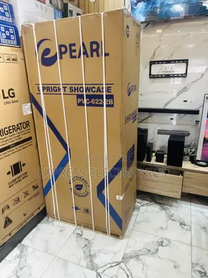 PVC-622-2b Double Door Display Fridge Pearl White