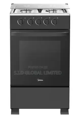 A Fires Touch of MIDEA-4-BURNER-GAS-COOKER-SILVER-MIRROR