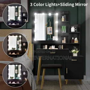 Ktaxon Vanity Table Set Makeup Vanity Desk With Drawers