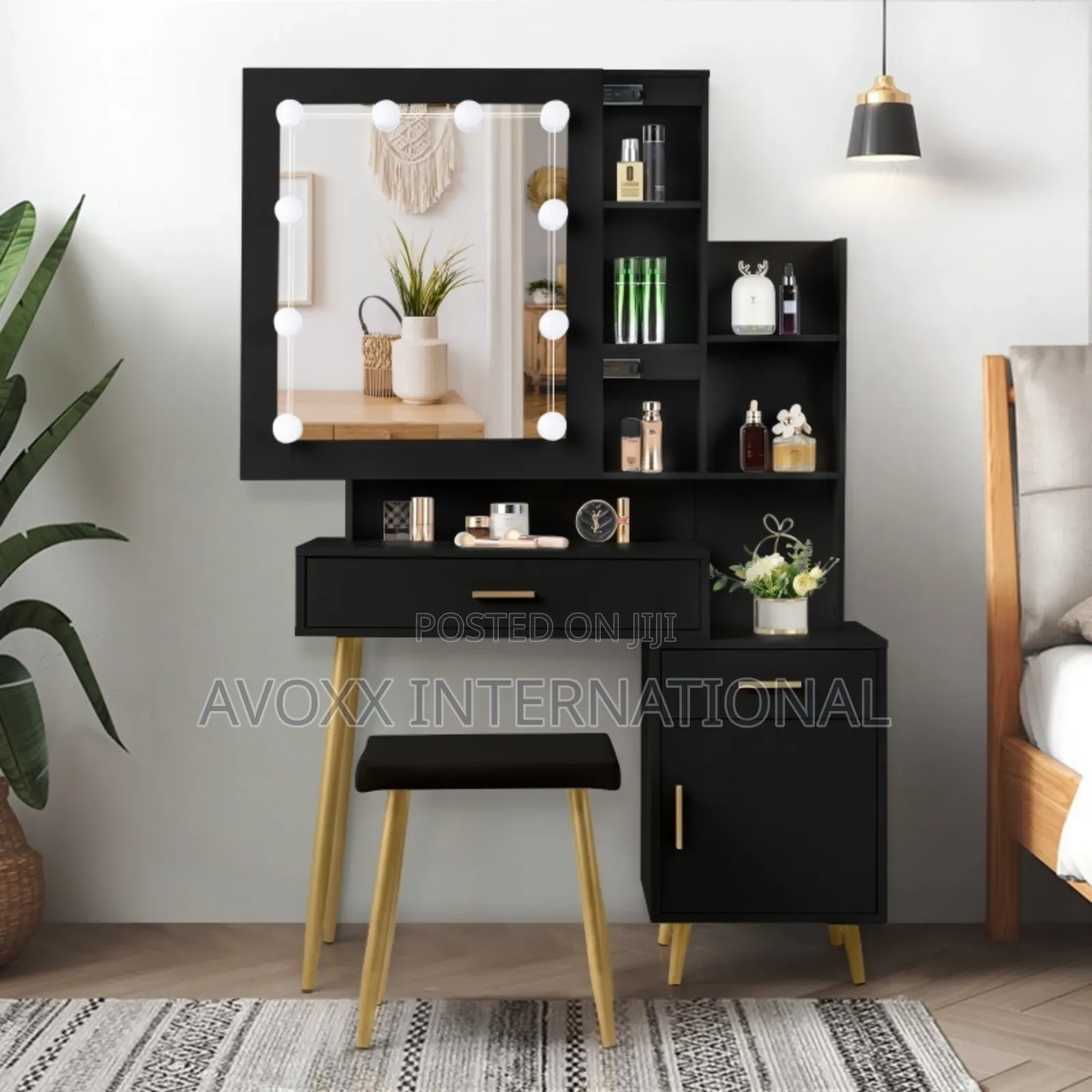Ktaxon Vanity Table Set Makeup Vanity Desk With Drawers