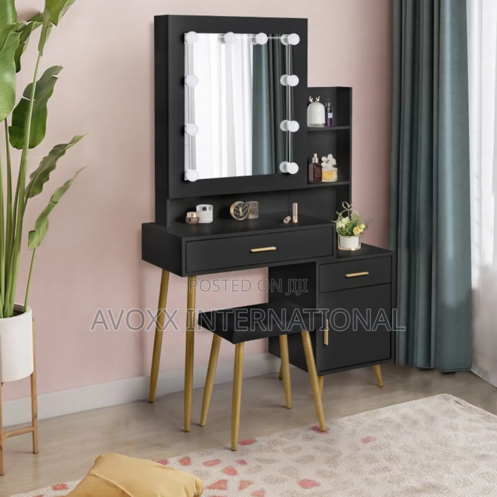 Ktaxon Vanity Table Set Makeup Vanity Desk With Drawers