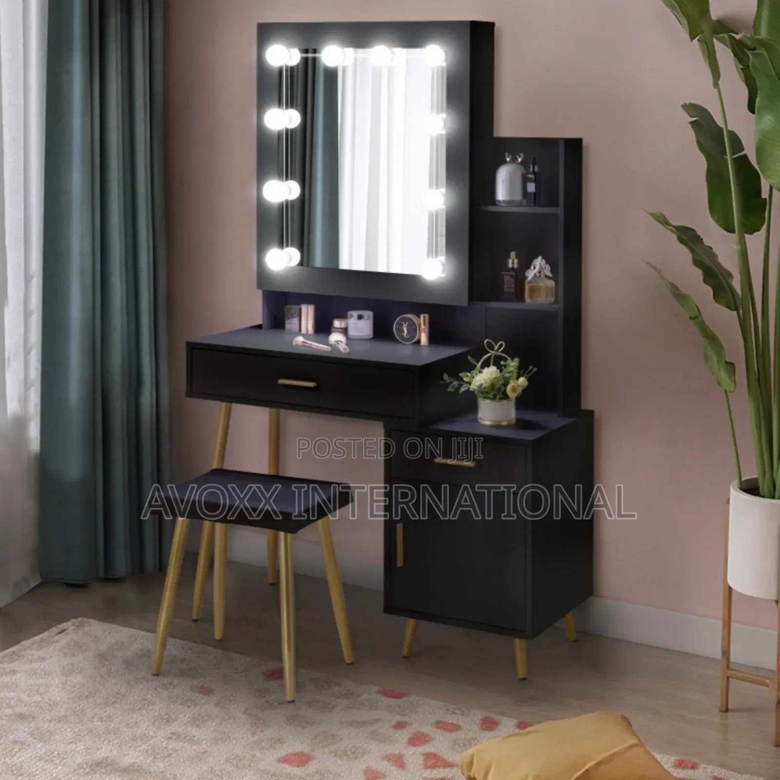 Ktaxon Vanity Table Set Makeup Vanity Desk With Drawers