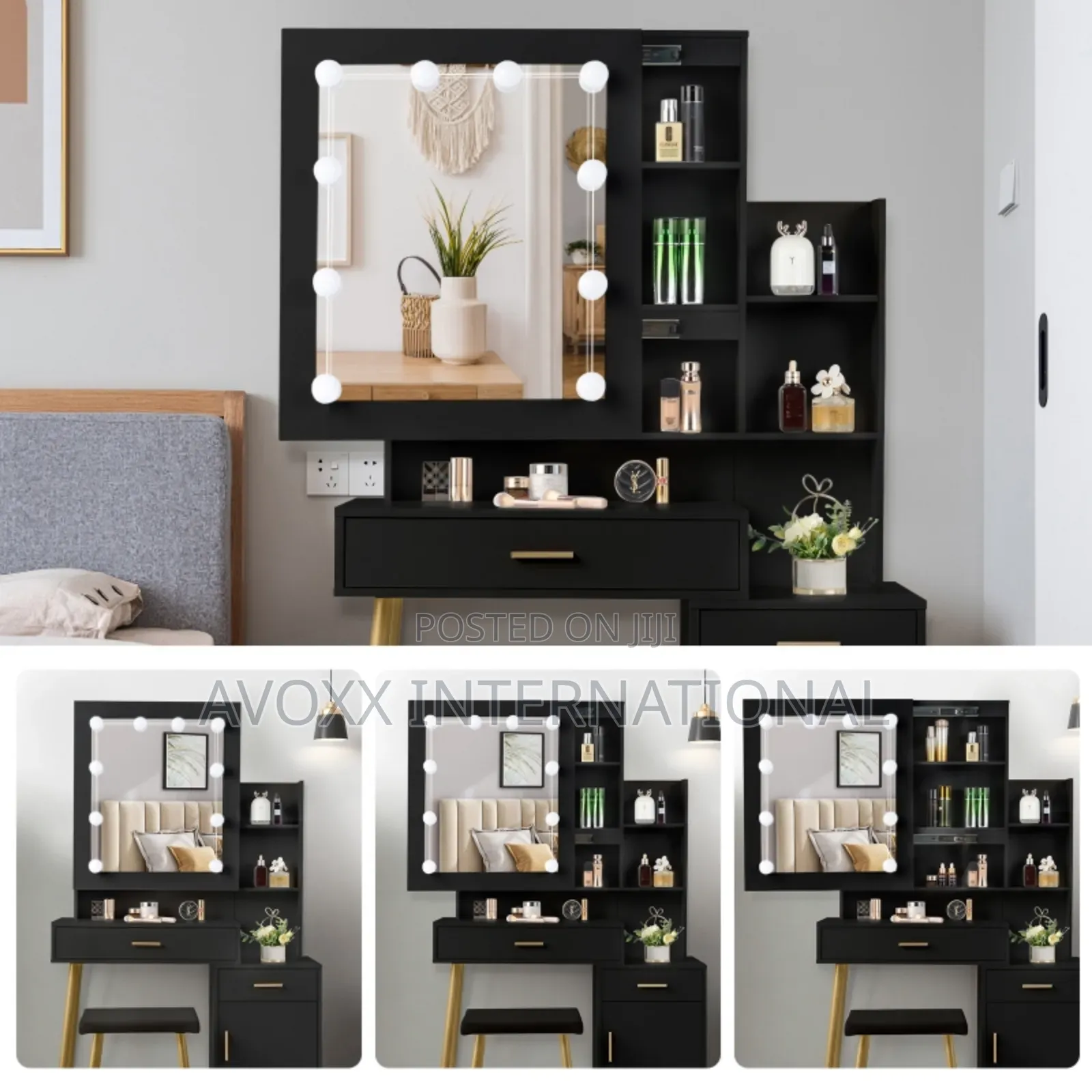 Ktaxon Vanity Table Set Makeup Vanity Desk With Drawers