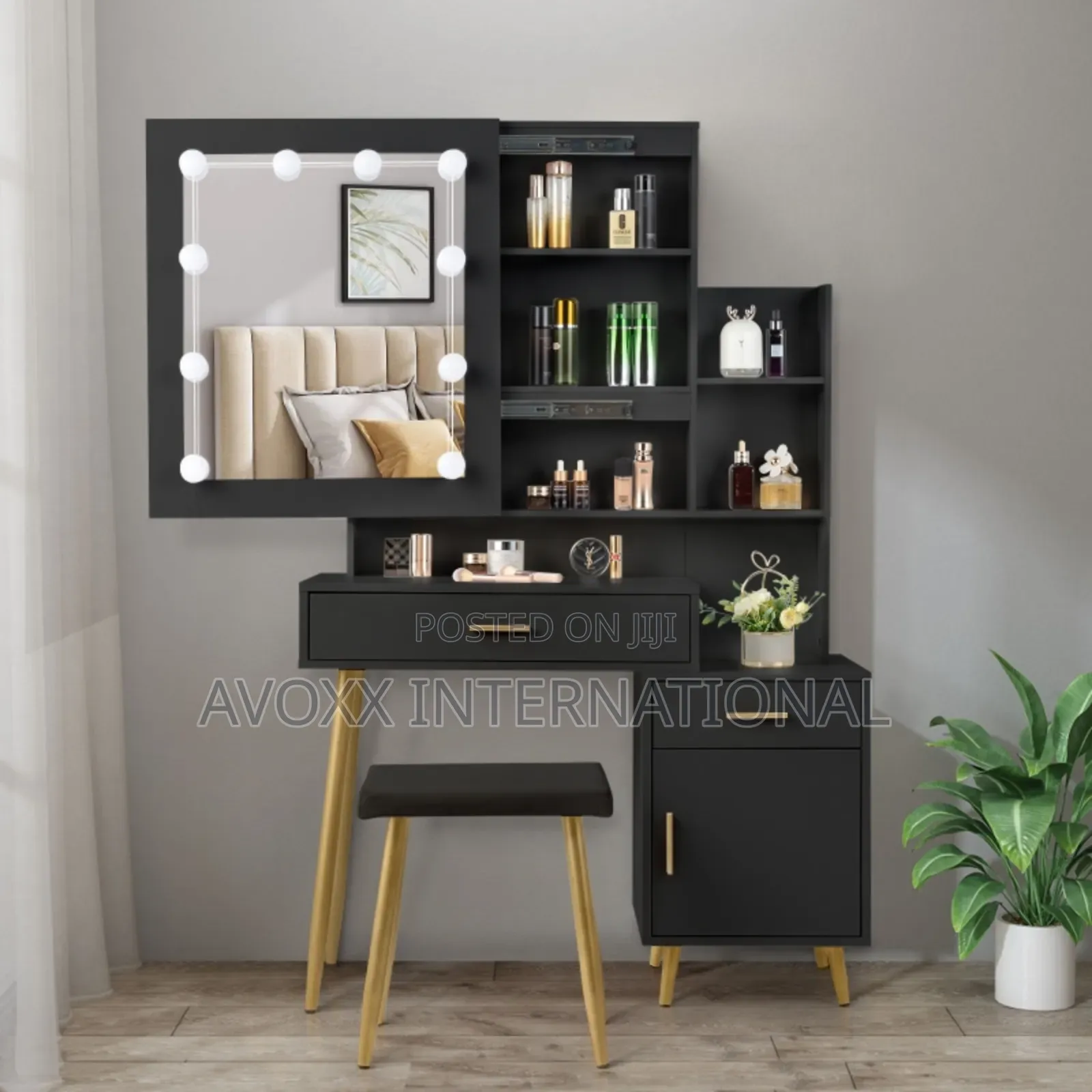Ktaxon Vanity Table Set Makeup Vanity Desk With Drawers