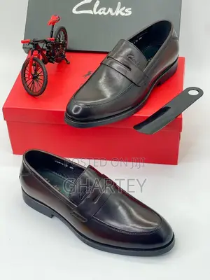Men’S Clarks Leather Executive Shoes