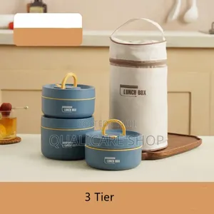 3 in 1 Thermos Portable Lunch Box Set
