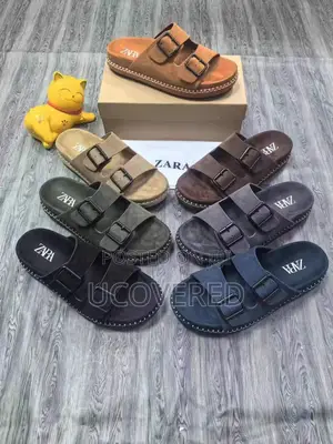 Zara Suede Unisex Slippers
