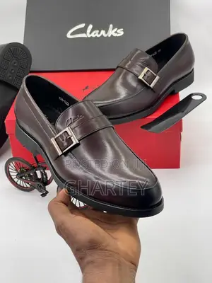 Executive Luxury Men’S Clarks Shoes Coffee