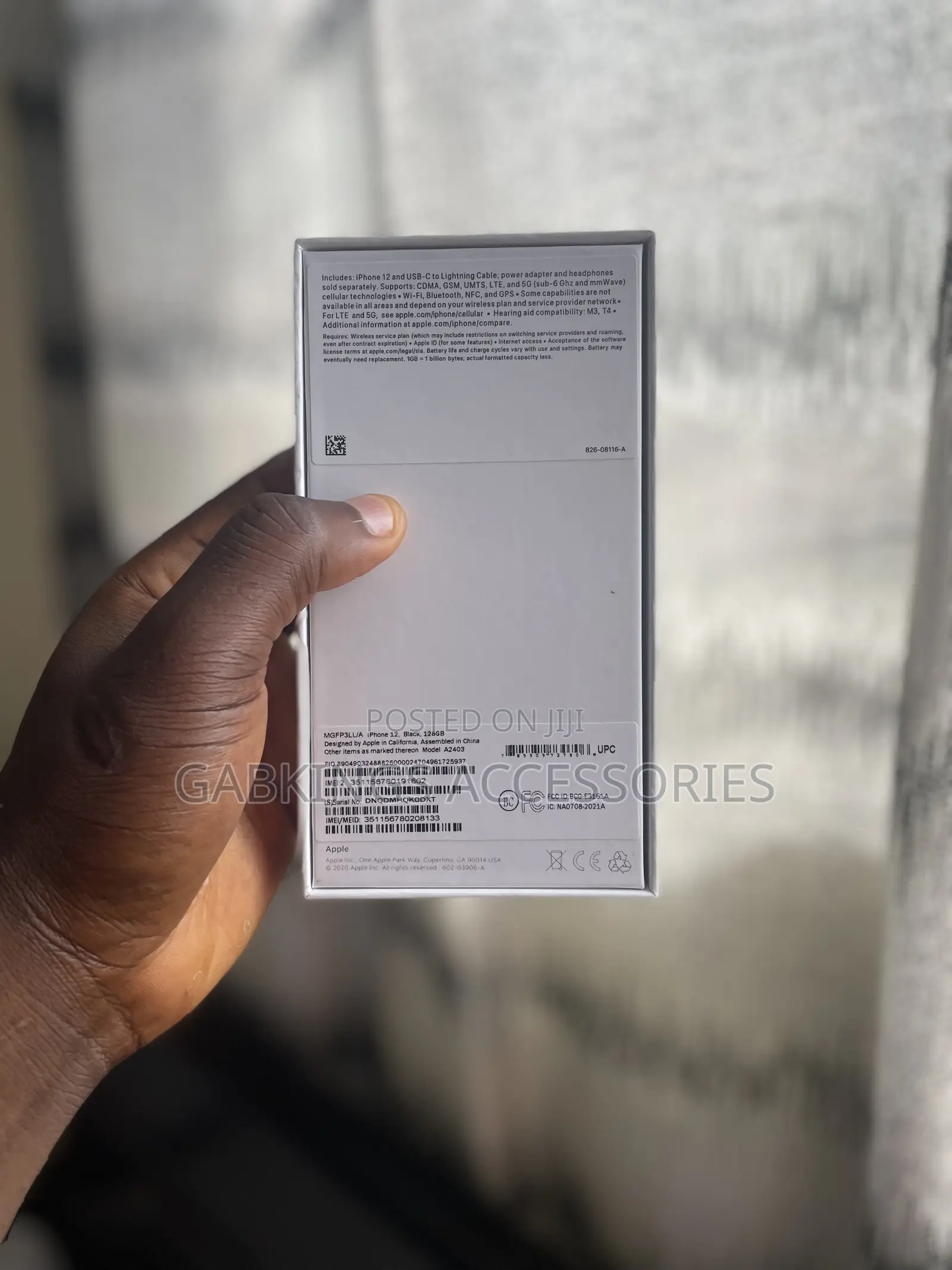 New Apple iPhone 12 128 GB Black
