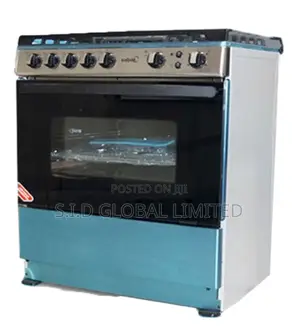 Elegance Ignited MIDEA-5-BURNER-GAS-COOKER-WITH-OVEN