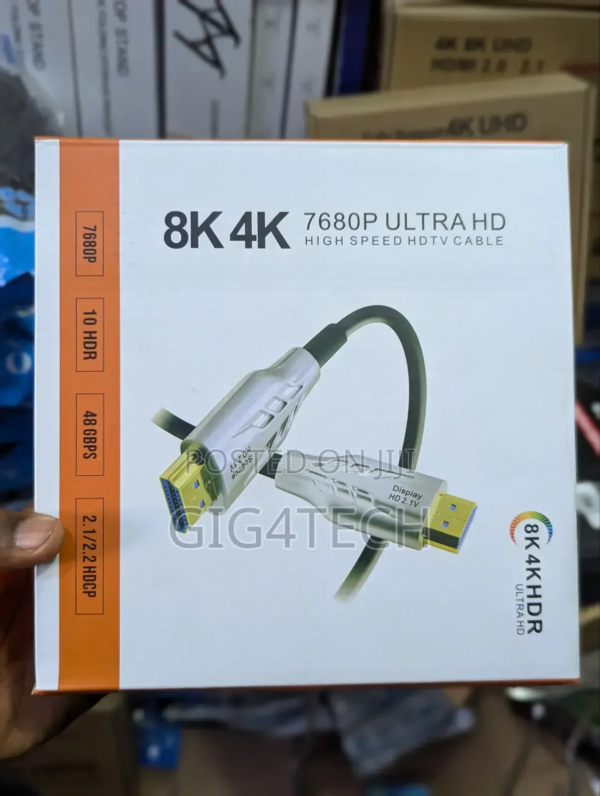 Ultra Hd Fibre Optic Cable 30m