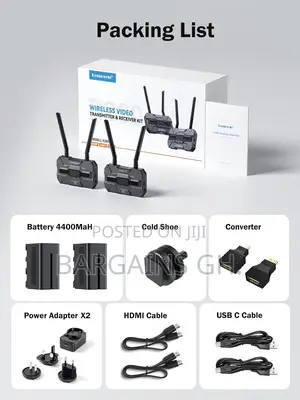 Lemorele R200 Wireless Video Transmitter And Receiver Kit