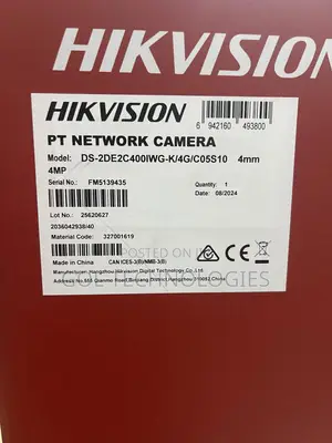 Hikvision 4g Solar Camera Ds-2de2c400iwg-k/4g/C05s10 4mp Pro