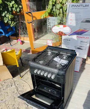 Uniquely Ferre Gas Oven 4 Burner With Grill(Black).