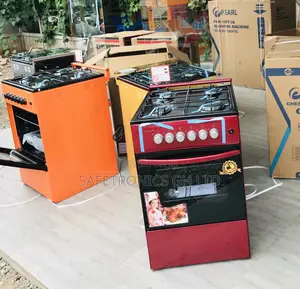 Get Sealed Volcano 4 Gas Cooker Oven ____ 50by50 Red