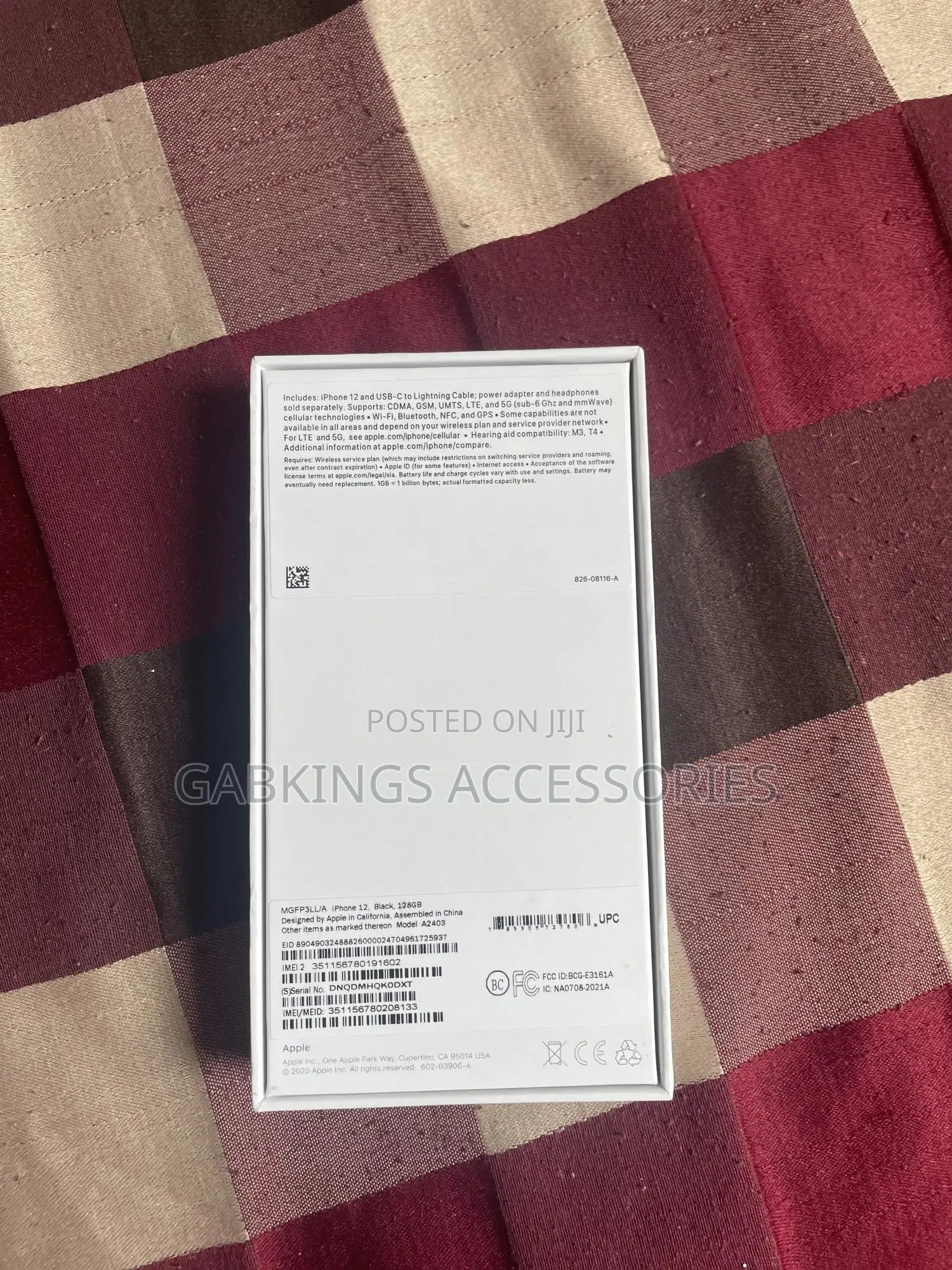 New Apple iPhone 12 128 GB Black