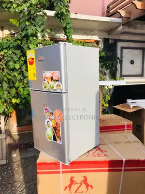 Compact Galaxy Table Top Double Door Fridge