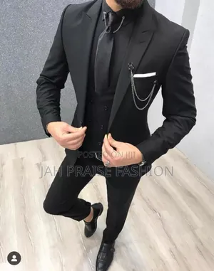 3 Pieces Plain Suit