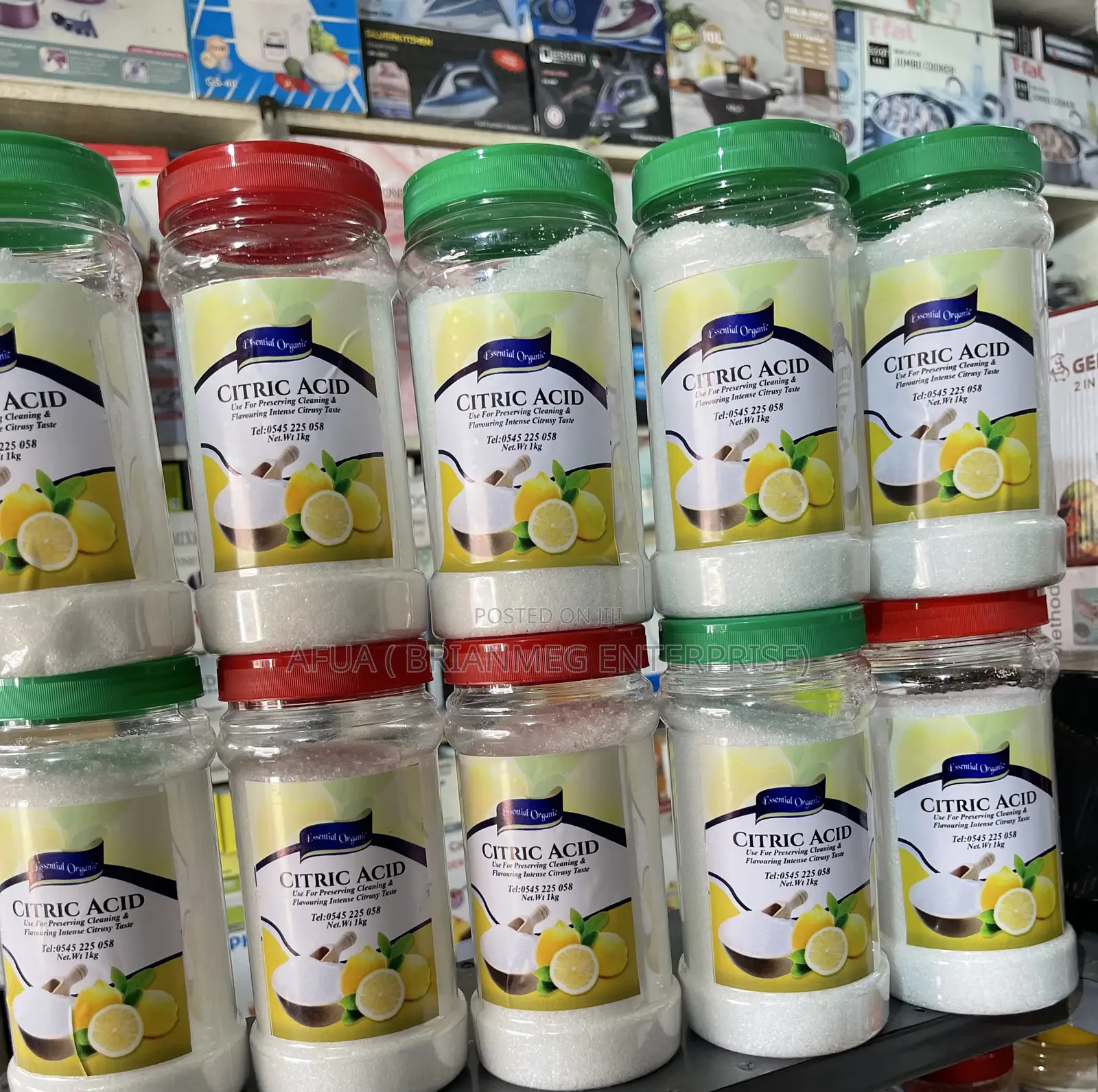 Citric Acid( Monohydrate)Food Grade 1kg to 25kg