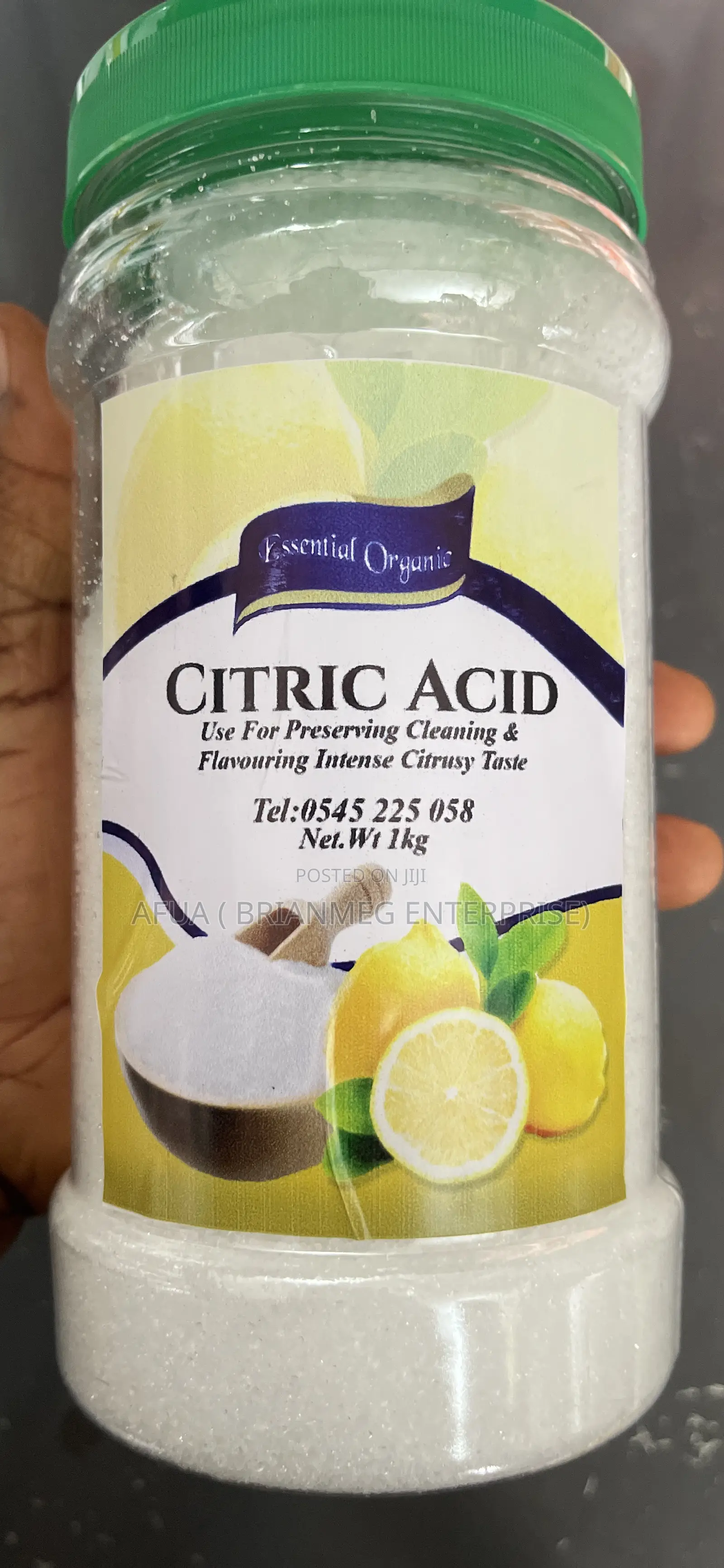 Citric Acid( Monohydrate)Food Grade 1kg to 25kg