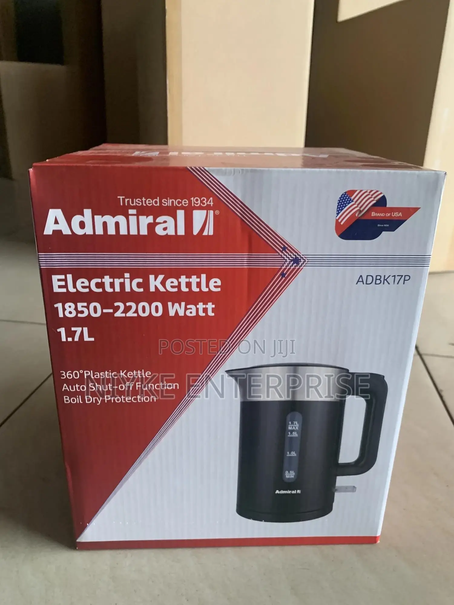 Admiral Electric Kettle 1.7L