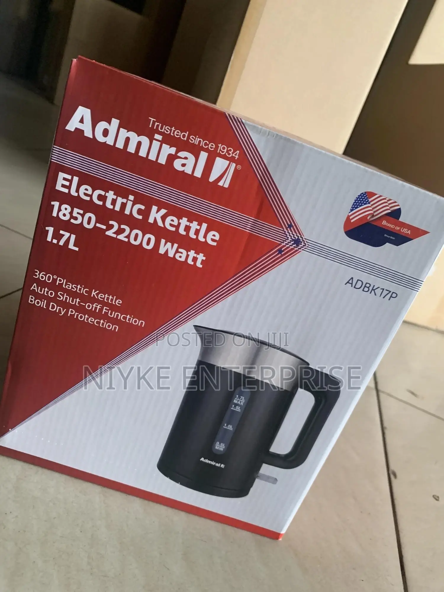 Admiral Electric Kettle 1.7L