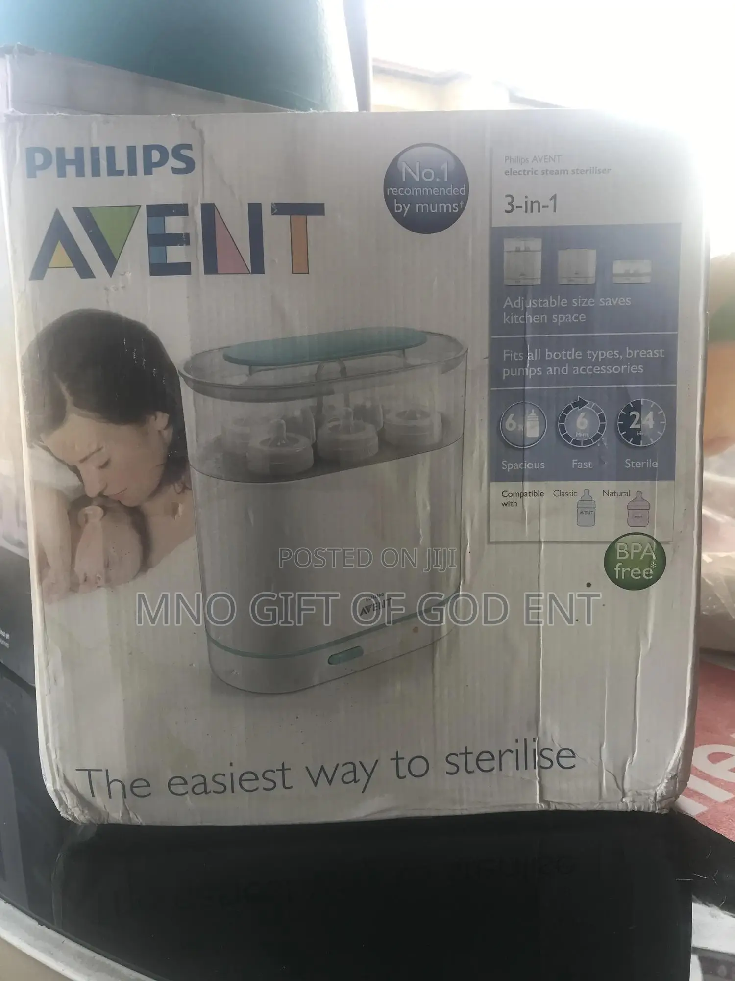 Philips AVENT SCF284/01 3-in-1 Bottle Steriliser