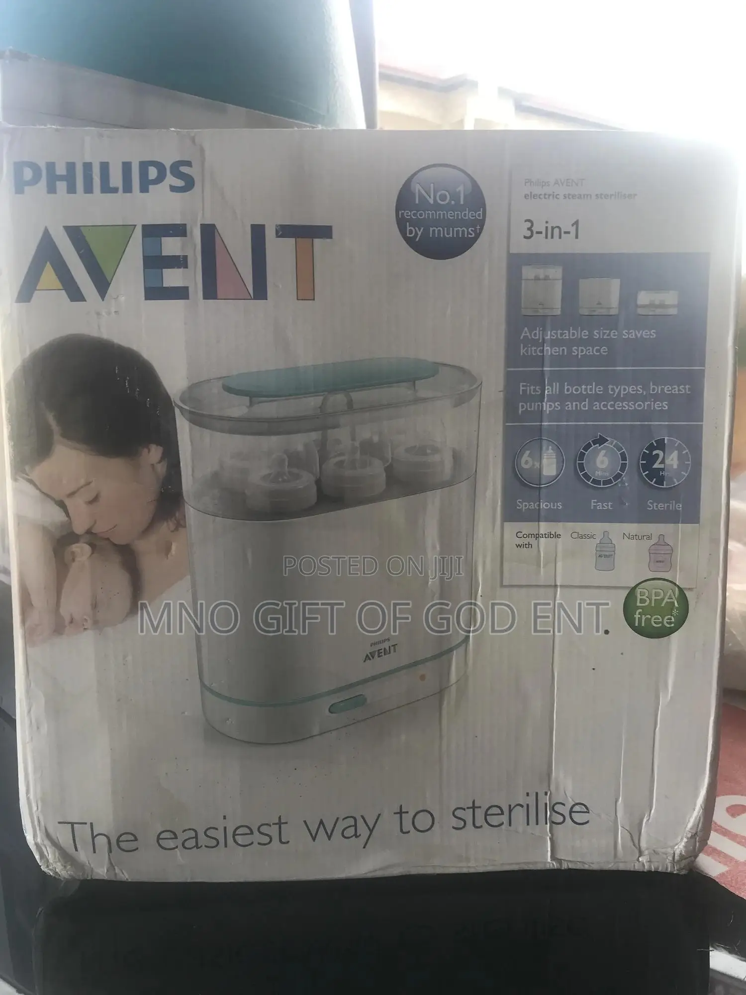 Philips AVENT SCF284/01 3-in-1 Bottle Steriliser