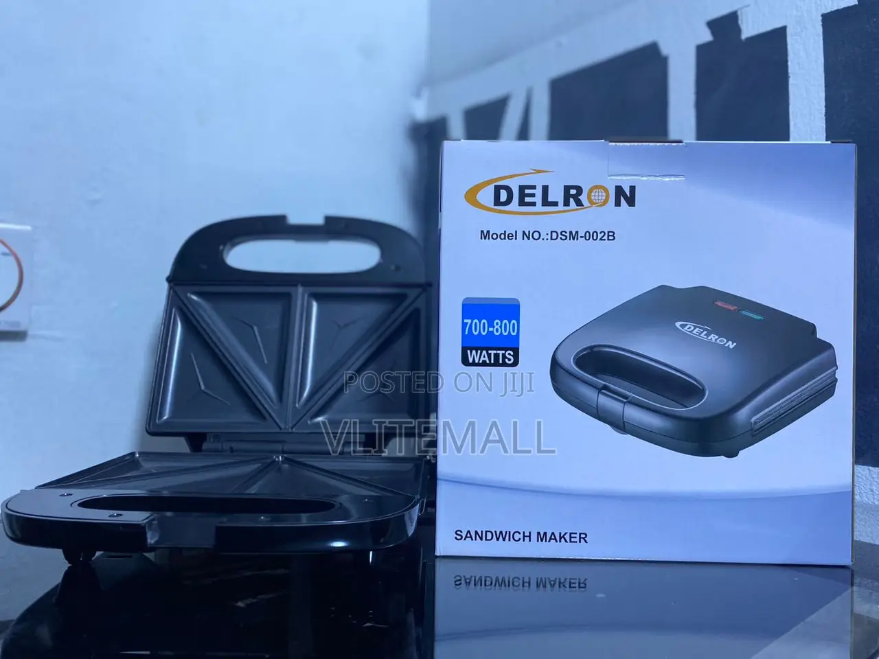 Delron 700-800 Watss Sandwich Maker