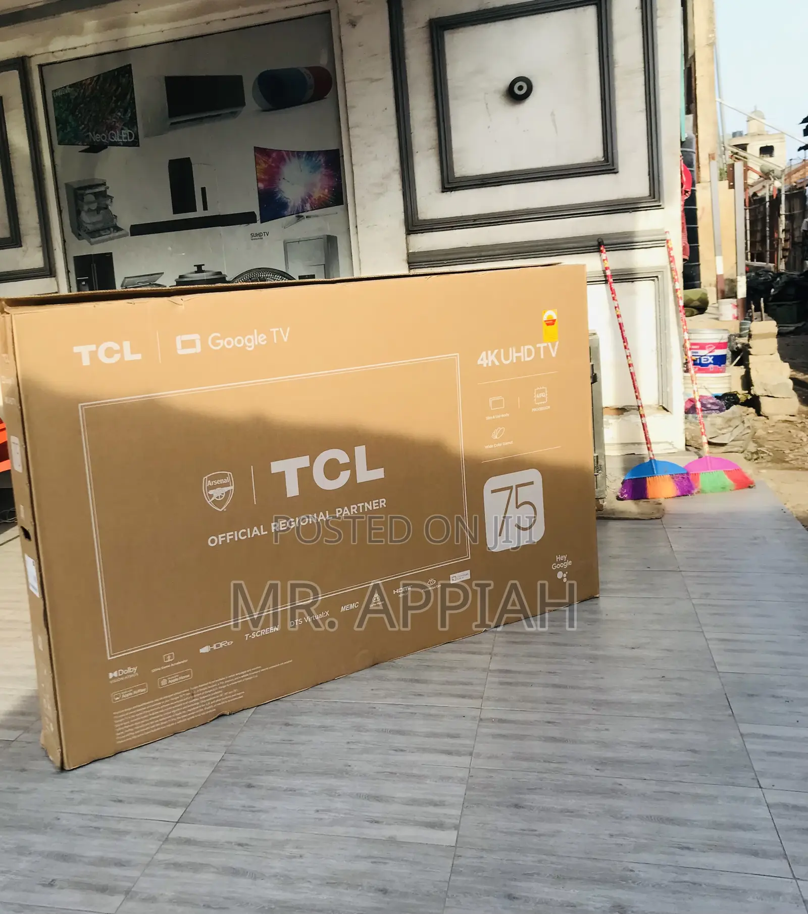 Order Classic TCL 75p755 75” Hd Google Television.