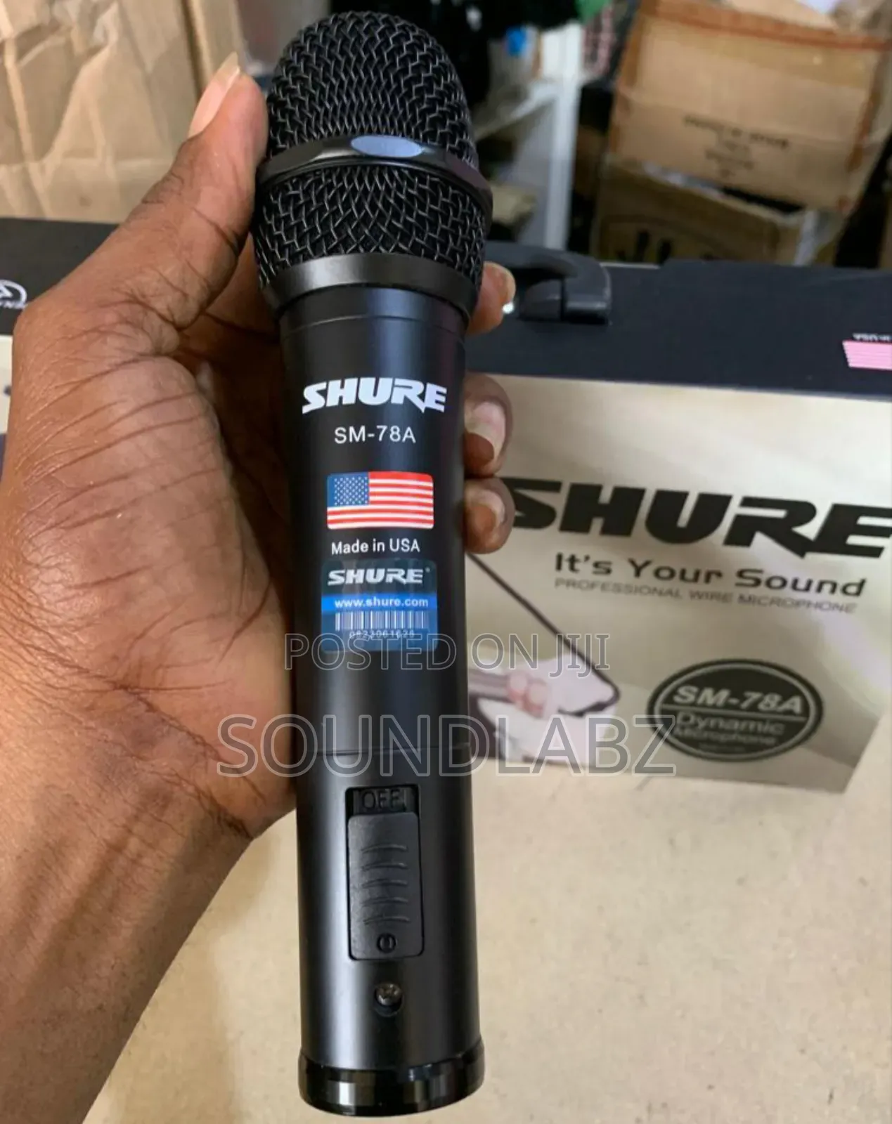 Shure SM-78A Cord Microphone