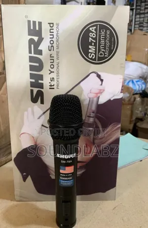 Shure SM-78A Cord Microphone