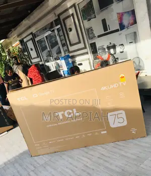Original TCL 75p755 75” Ultra Hd Smart Electric Tv.